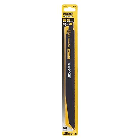 DeWalt DT2314L-QZ Lama Sega Diritta Gattuccio HSC/HSS 305x4,2mm 6TPI 5pz Legno