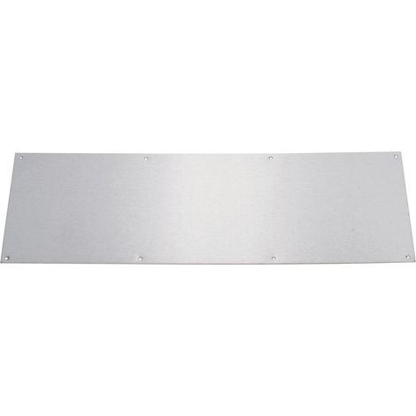 Duval – Plinthe de finition de cuisine en inox brillant 730 x 250 mm – Fixation à vis – Pour portes et espaces modernes (1/2)