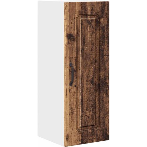 Meuble Haut De Cuisine Armoire de cuisine - Bois ancien 30 x 31 x 80 cm fr32866 (1/5)