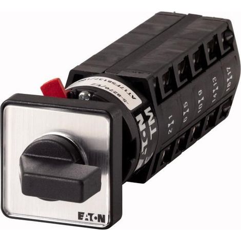 Inverseurs Contacts: 10 10 A plastron: 1-2 60 ° à accrochage Montage encastré avec fixation ce EATON TM-5-8369/EZ