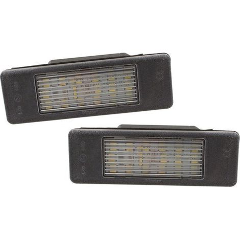 Lot de 2 feux de plaque d'immatriculation à LED pour Citroën Berlingo C2 C3 C4 C5 II C6 C8 Evasion Jumpy (1/2)