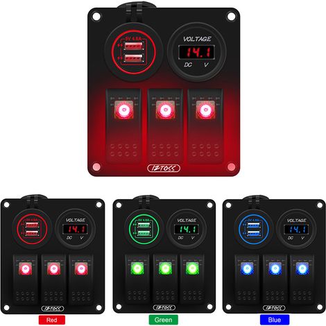 Porte‑fusible IZTOSS 6 voies avec barre de masse – Tension 12‑32V, 1 entrée 6 sorties – Solution complète pour camping‑car et bateau (1/5)