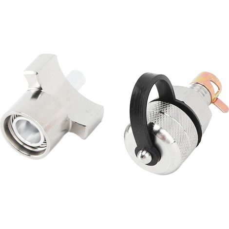 Vanne de vidange d'huile à rotation rapide avec tuyau et bouchon de vidange d'huile en acier inoxydable pour M12 x 1,75 (1/5)