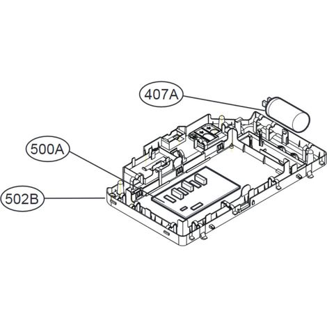 Ersatzteil - Elektronikkarte, Hauptmodul (Position 500A) - - LG