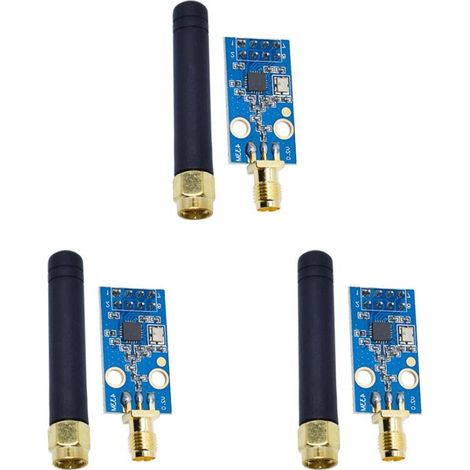 Geeignet für das CC1101 HF-Transceivermodul mit SMA-Antenne, 433-MHz-Funktransceivermodul, verbessertes Signal, A
