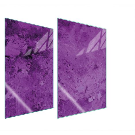GLASSCHUTZPLATTE FÜR KÜCHE 2x35x52 LILA (1/5)