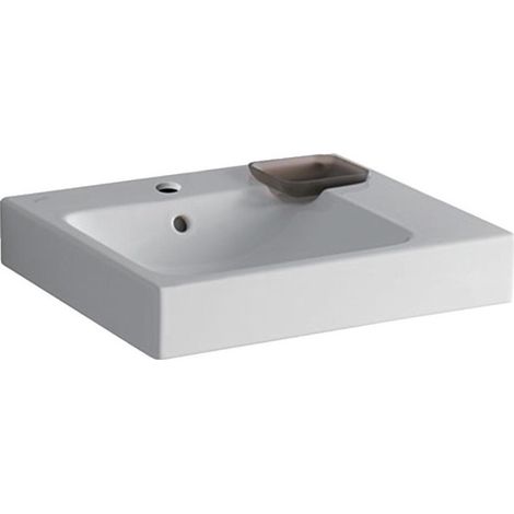 Lavabo iCon 500x485mm avec trou pour robinet avec bol décoratif R blanc KT