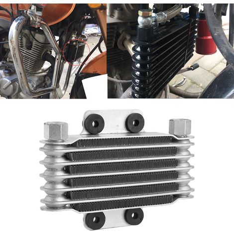 Radiateur de refroidissement universel à 6 rangées pour moteur de moto 125-250 cm³ (1/5)