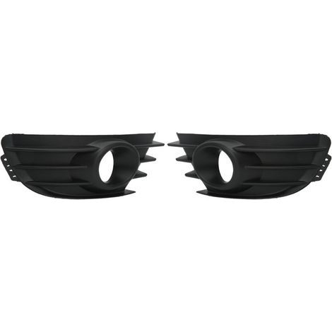 Schwarze Nebelscheinwerferabdeckung für Citroën C4 (2004–2008) – ABS-Material – Einfacher und optisch ansprechender Austausch (1/5)