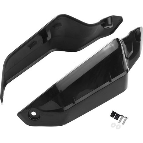 1 set. Color: Black. Material: Plastic. Motorcycle handguards, handlebars, windshield, motorcycle accessories. (1/4)