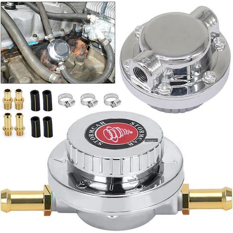 LYERCW - Kit de régulateur de pression de carburant universel à réglage manuel pour moteur à carburateur