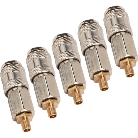 Adaptateur compresseur d'air 3 en 1, 5 pièces, raccord rapide pour gonfleur, convertit votre pompe en outil pneumatique (1/5)
