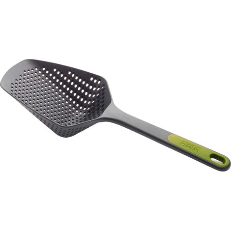 Passoire grise Joseph Joseph Scoop Plus, design ergonomique et fonctionnel, idéal pour égoutter facilement les aliments, solide et durable Couleur grise (1/5)
