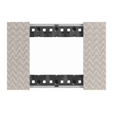 BTIKA4803MM Placca Living Now 3 moduli