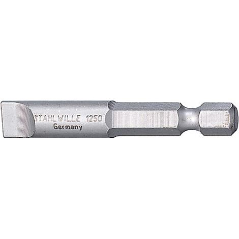 Embout 1/4" - empreinte Fente - 6,5 x 50 mm