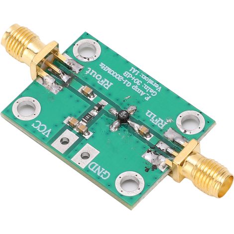 Module de carte amplificateur large bande RF 0,1-2000 MHz, gain 30 dB, faible bruit (LNA) (1/5)