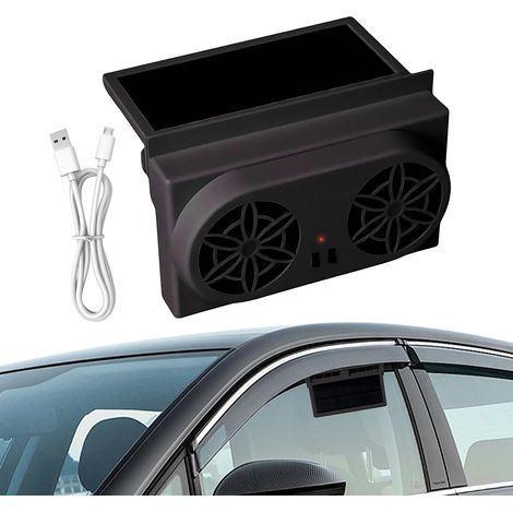 Ventilateur auto fenêtre à batterie rechargeable extracteur (1/5)