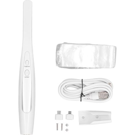 Caméra dentaire USB endoscope intraoral numérique avec lumière LED, visualiseur d'inspection buccale pour examen de la cavité buccale, observation précise en haute définition (1/5)