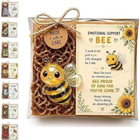 Beyamis Cadeaux pour animaux de soutien émotionnel, abeilles