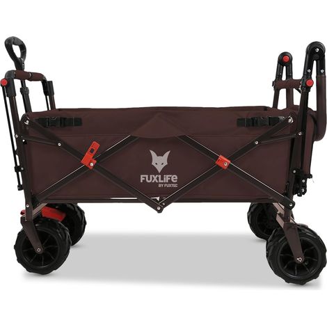 Chariot de plage pliable FX-CTB800 marron chariot de transport (1/5)
