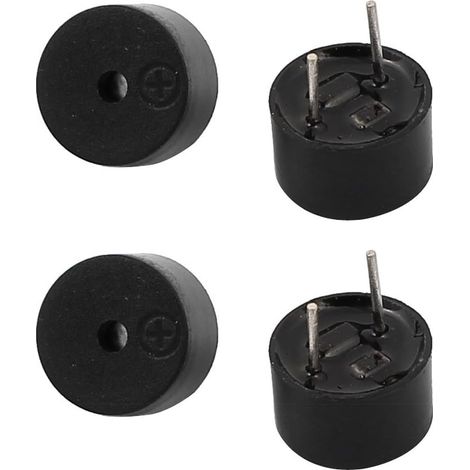 4 pièces DC 5 V actif été magnétique Dauerton Piepton alarme 9mm x 5,5mm (1/2)