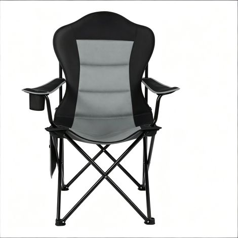 Chaise pliante d'extérieur avec porte-gobelet, chaise de plage, chaise de camping, chaise longue de soleil (uniquement chaise de plage) (1/5)