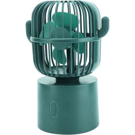 Ventilatore tascabile ricaricabile tramite USB, con 3 velocità del vento, portatile per uso esterno e in ufficio. (1/4)