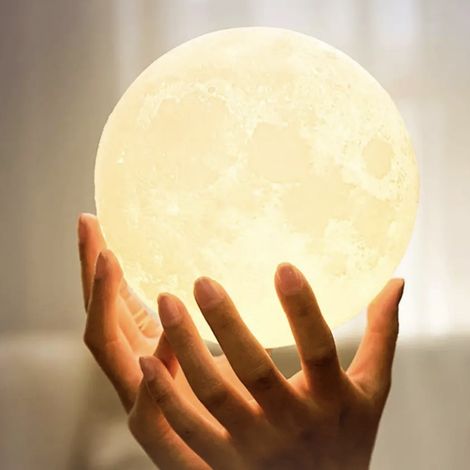 Lampe Lune 3D sans fil (1/5)