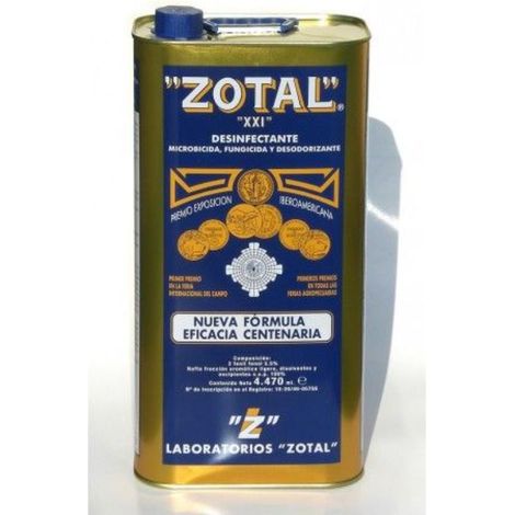 FPLUS zotal envase 5 kg 4470ml , Desinfectante Zotal indicado para todo tipo de locales, almacenes, instalaciones en general, garajes, patios, urinarios e inodros. Elimina olores d