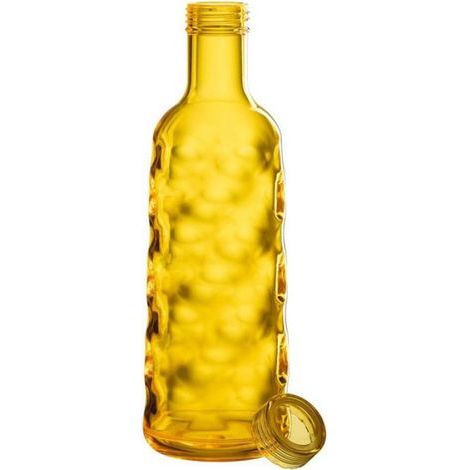 1,15-Liter-Flasche aus gelbem, gehämmertem Kunststoff (1/5)