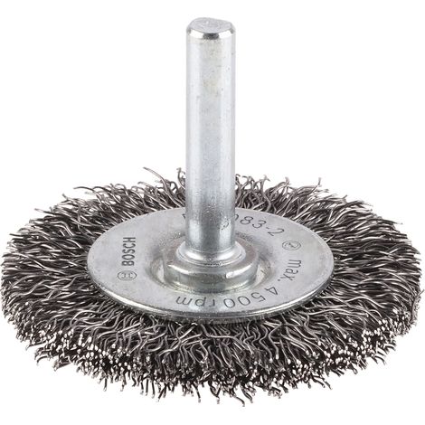 Bosch Brushing PRO Metal clean Wire Wheel Straight Shank 50 x 0.3 mm 2608622112