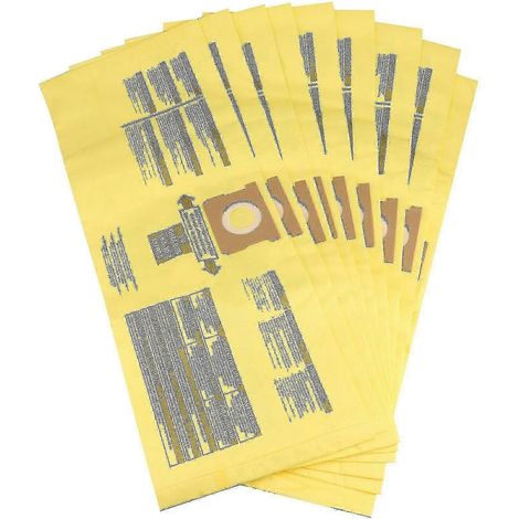 S'applique aux sacs filtrants à poussière en paquet de 10 compatibles avec les aspirateurs eau et poussière d'atelier de 5 à 8 gallons ( ) (1/3)