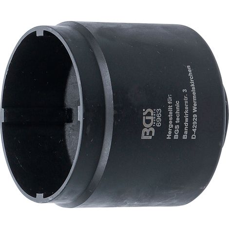 BGS Llave de tuerca del eje principal de la transmisión para cajas de cambios automáticas Scania de 10 velocidades 64 x 79 mm - 6963 (1/2)