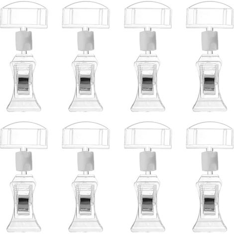 Artibetter Clips transparents pour maintenir les panneaux