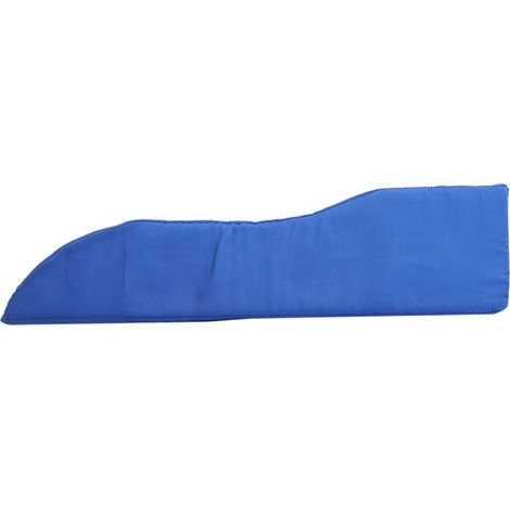 Oreiller Ergonomique Confortable Élevation des Pieds Soutien Lumbar Foam Cushion - Coloris Bleu 60.5x28x15cm (1/5)