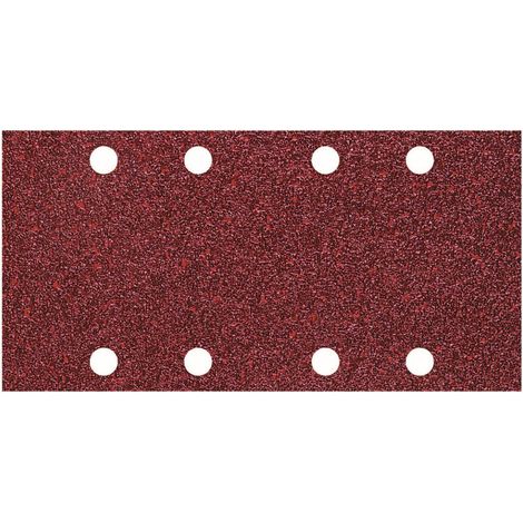 Wolfcraft Haftschleifstreifen K40 K80 K120 93 x 185 mm 10 Stück für Schwingschleifer (1/3)