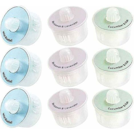 Capsules parfumées aspirateur - Neutralise les odeurs Intégration filtre - Ecovacs Deebot - Pack de 9 (1/5)