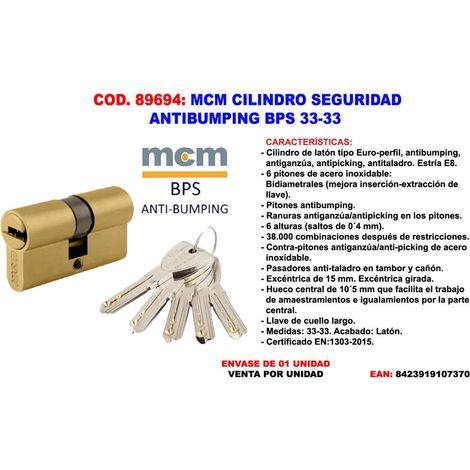 MCM Anti-Bumping-Sicherheitszylinder BPS 33-33