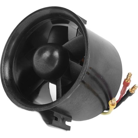 Ventilateur caréné 6 pales 70 mm à moteur sans balais haute rigidité pour avion télécommandé (1/5)