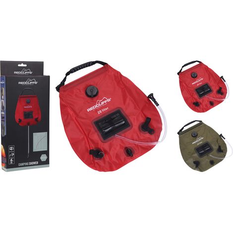 REDCLIFFS ducha camping 20 litros surtida , Ducha camping 20 litros surtidatamaño: 50 X 47 CMVolumen: 20 litrosMaterial: siliconaManguera de ducha y auricular inclu
