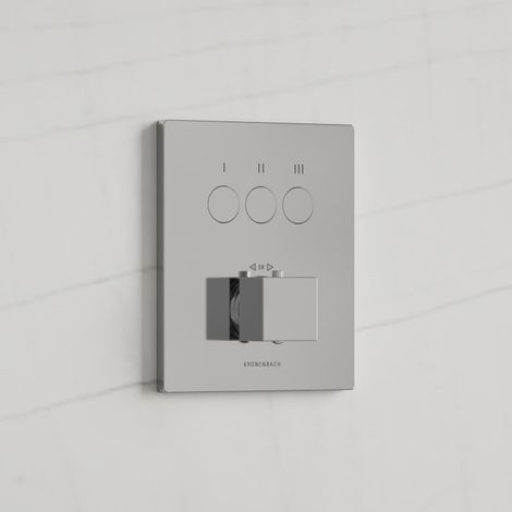 Kronenbach Smart Push Thermostat Unterputz für 3 Verbraucher, eckige Ausführung (1/5)