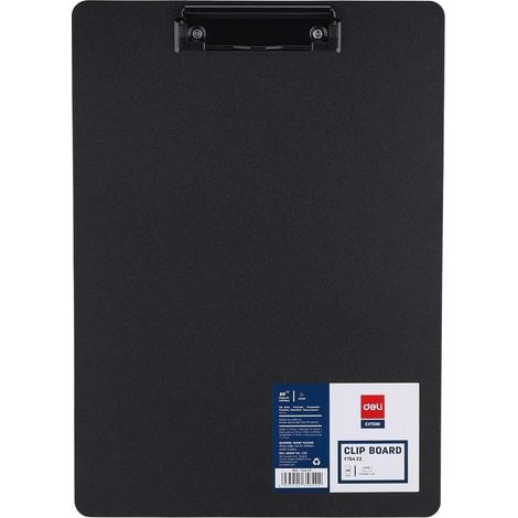 Portablocco A4 in PP nero
