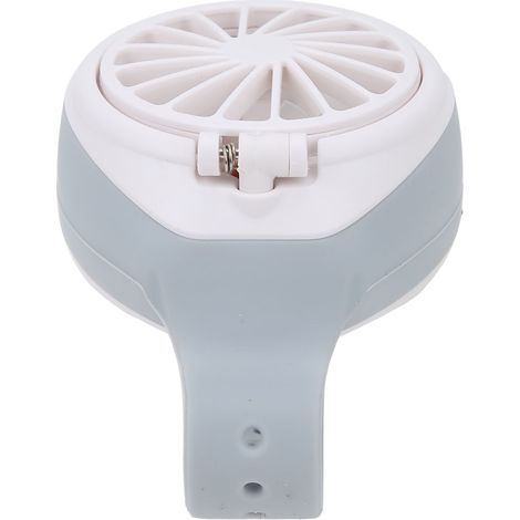 Mini ventilateur électrique de montre rechargeable par USB, petit ventilateur de poche pour enfants et étudiants, gris (1/5)