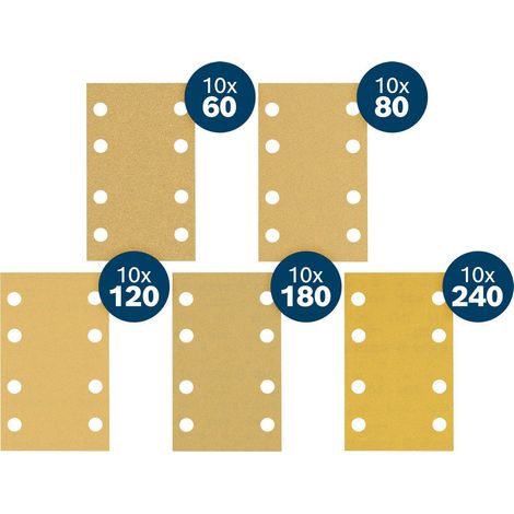 Bosch EXPERT C470 Sandpaper Set 80 x 133 mm x 240 50 pcs 2608902516 (1/5)