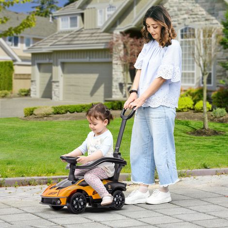 Voiture Enfants 12 36 Mois Lamborghini Essenza Scv12 Poignée Klaxon Article Enfant Orange Noir