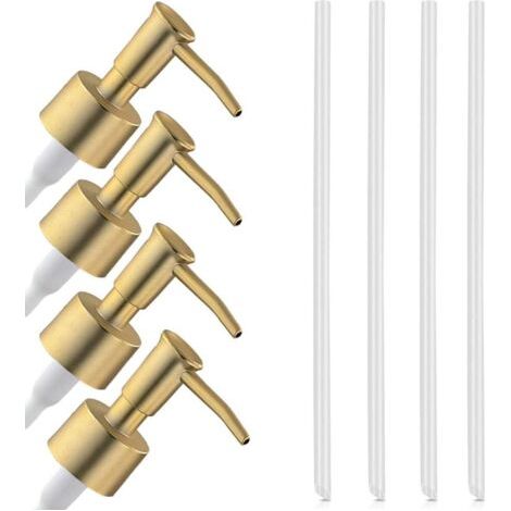 4 pezzi di pompa di ricambio, pompa di ricambio per sapone, testa della pompa per erogatore di sapone, pompa di ricambio per erogatore di sapone, per bottiglia di liquido