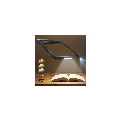 Nackenleselampe, schwarz, USB-aufladbar, zum Umhängen für den Hals zum Schutz der Augen, Outdoor-Campinglampe (1/4)