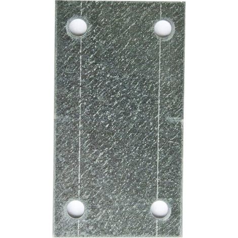 Piastrina dritta 50 x 90 spessore 1,5 mm. - 4 pz.