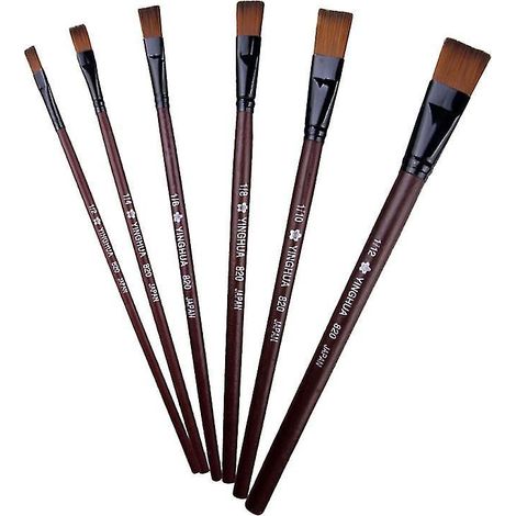 Ensemble de 6 pinceaux de peinture