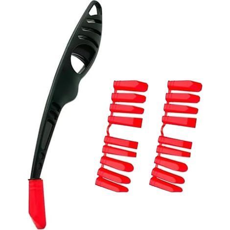 Outils de Calfeutrage en Silicone avec 2 Pièces 9 Formes de Joints Outil de Calfeutrage Joint Spatule Joint Silicone Set de Grattoirs à Joints pour le Silicone Spatule à Lisser (1/5)